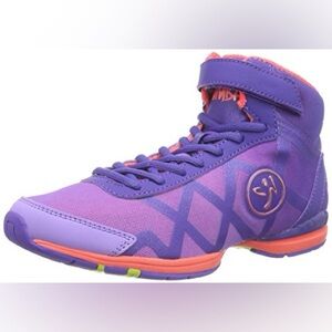 Zumba Women's Flex II Remix High Dance Shoe, Purple/Neon Orange